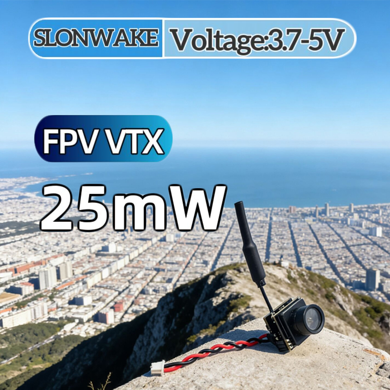 SLONWAKE FPV 25mW power simula - đánh giá và giá Drone Frame
