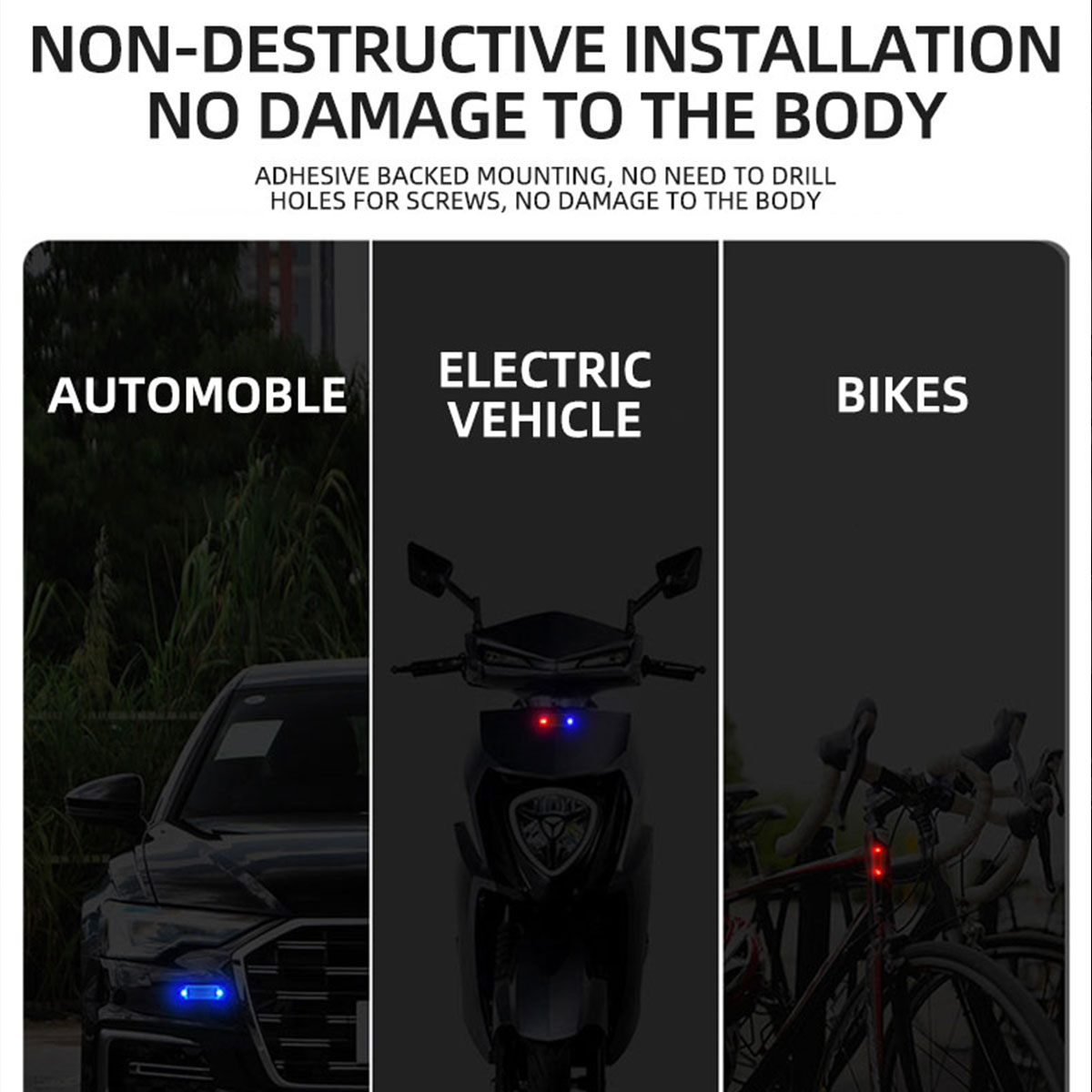 Solar Power Anti-Theft Alarm L - đánh giá và giá Drone Led Light