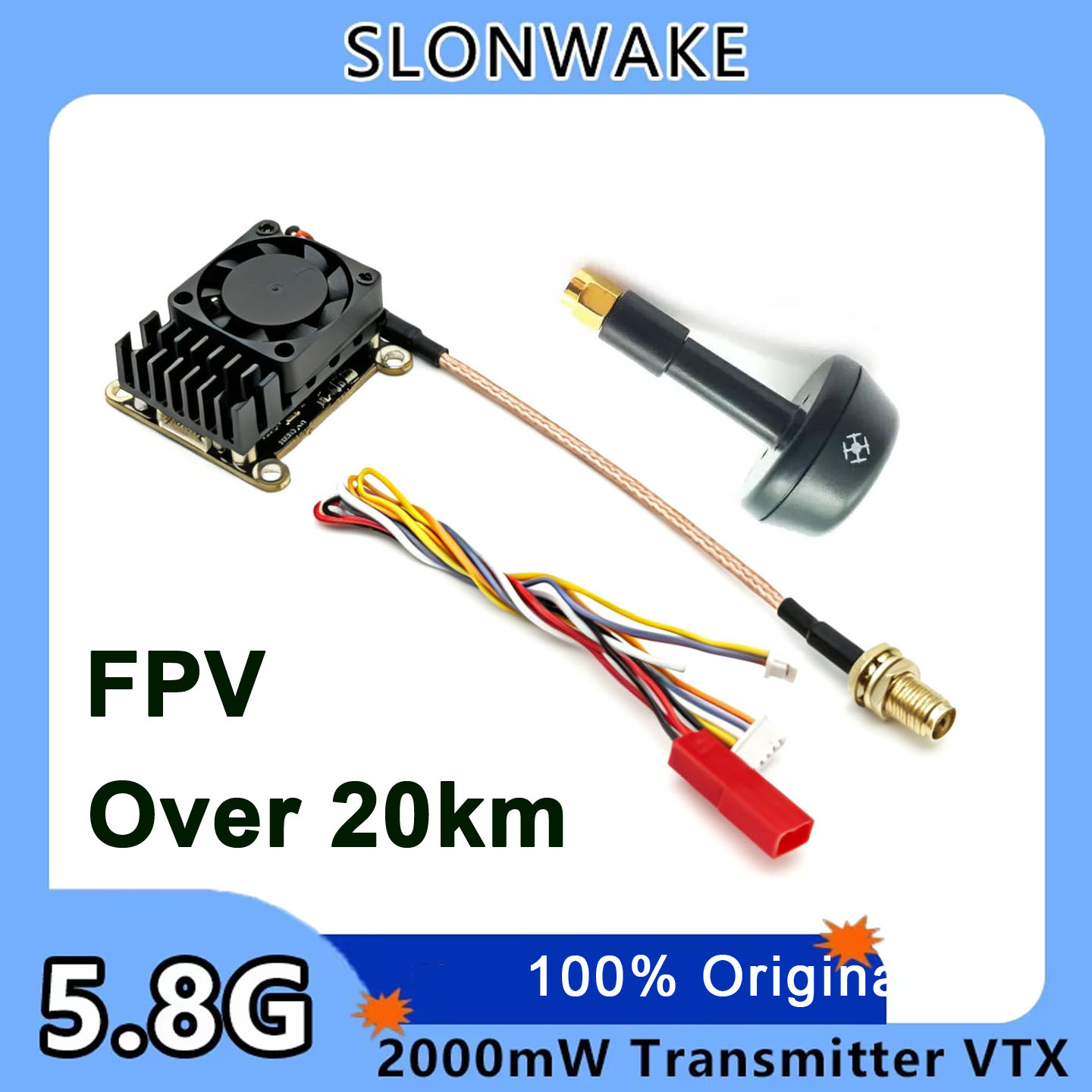 New upgrade 5.8Ghz 2W adjustab - đánh giá và giá Drone Frame