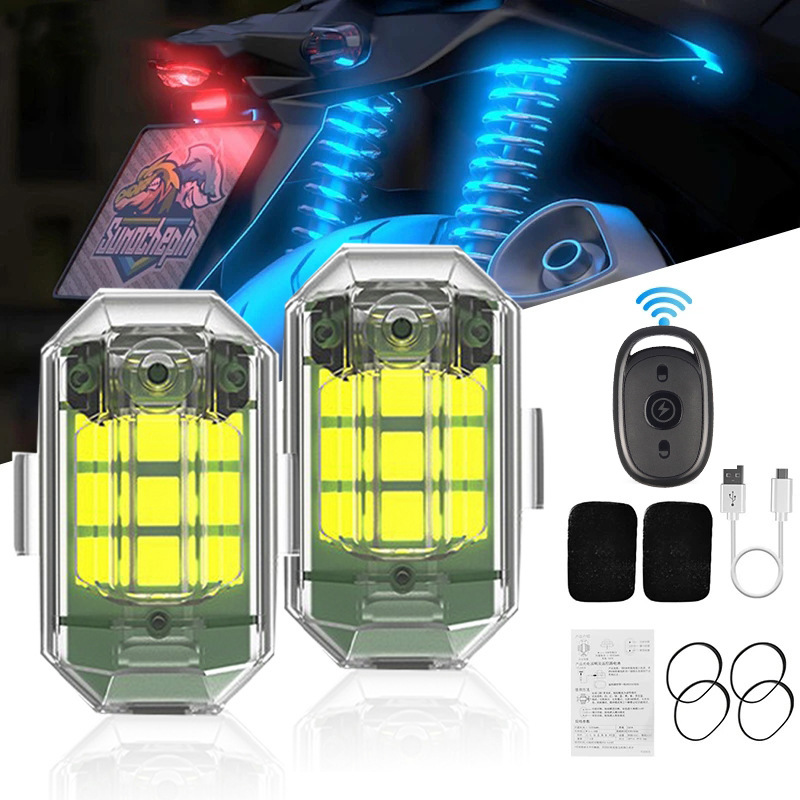 1/2/4Pc Remote Motorcycle Ligh - đánh giá và giá Drone Led Light