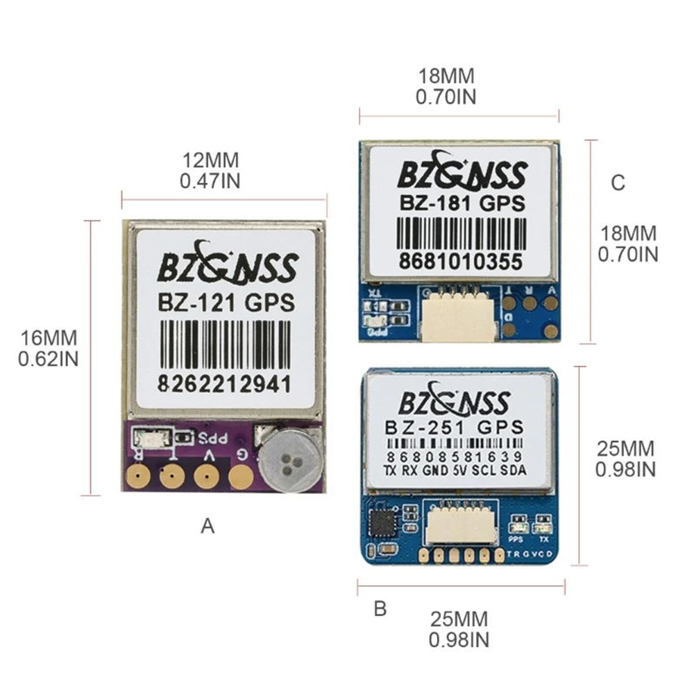 BZ-181 GPS Module Dual Protoco - đánh giá và giá Drone Gps Module