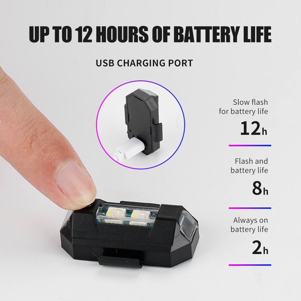 1PC 7 Color Mini USB Charging  - đánh giá và giá Drone Led Light
