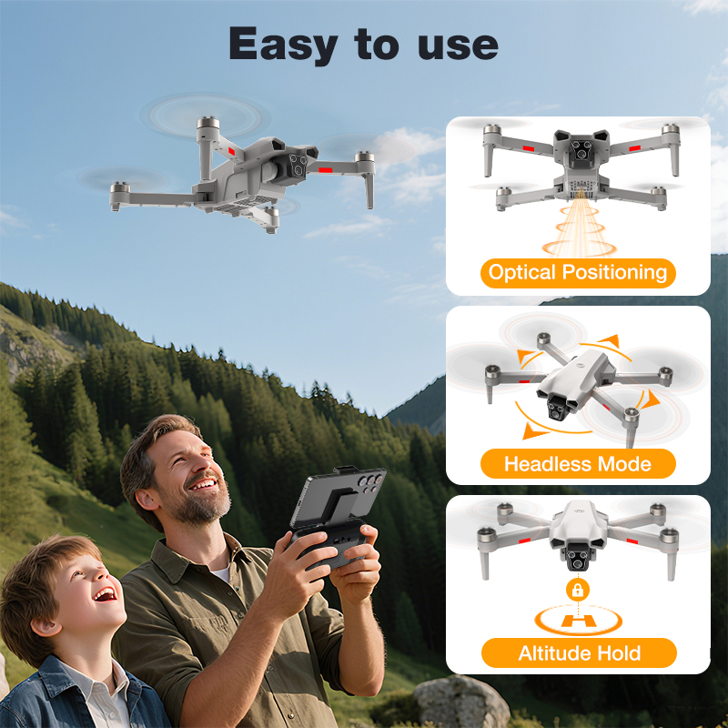 NEW Hot L017 Pro Drone Brushle - đánh giá và giá Drone Gps Module