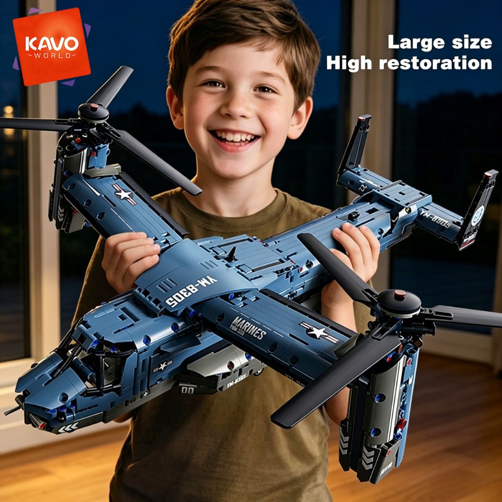 KAVOWORLD 1486PCS V-22 Osprey  - đánh giá và giá Jjrc Drone X12